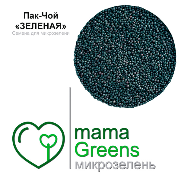 Пак-Чой Зеленая 25 гр - Семена для микрозелени, фитнес питание ...