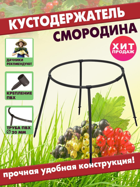 Кустодержатель смородина/ держатель садовый/ держатель для растений ...