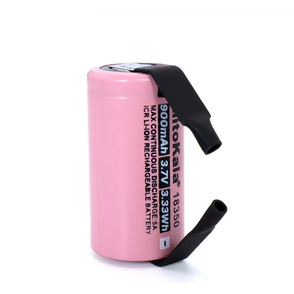 Аккумулятор Liitokala Li-Ion 3.7V 8А 18350 900mah с Ni лентой - купить ...