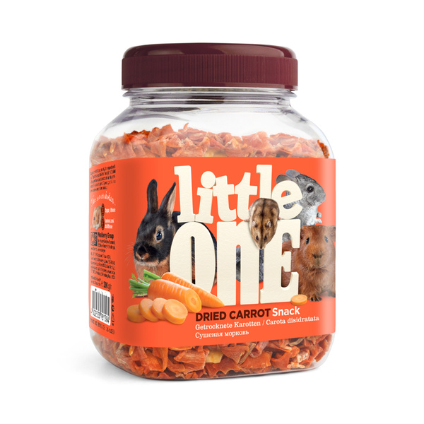 Little One Сушеная морковь. Лакомство для всех видов грызунов, 200 г ...