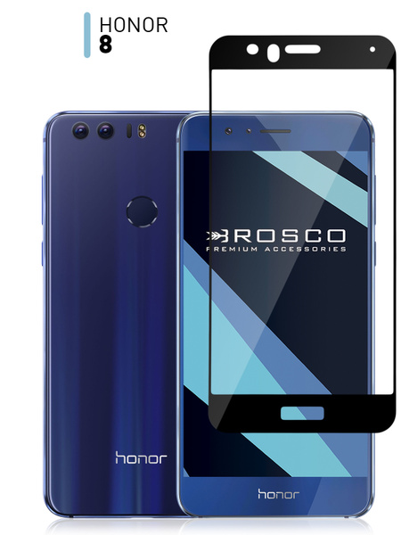 Защитное стекло для Honor 8 (Хонор 8) с олеофобным покрытием, ROSCO ...