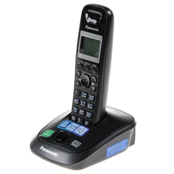 Радиотелефон Panasonic KX-TG2521RUT, темно-серый - купить с доставкой ...