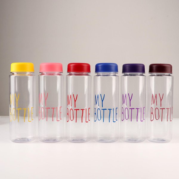 Бутылка для воды "My bottle", объем 500 мл, размер 19,5 х 6 см, ЦВЕТ ...