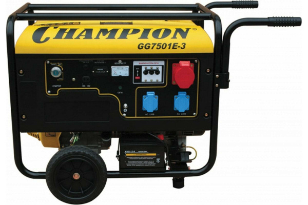 Генератор CHAMPION GG7501E-3 купить на OZON по низкой цене (1440347622)