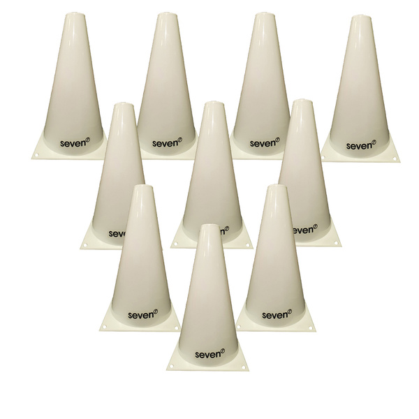 Конусы тренировочные SEVEN 23 см - белые, набор 10 шт. - купить в ...
