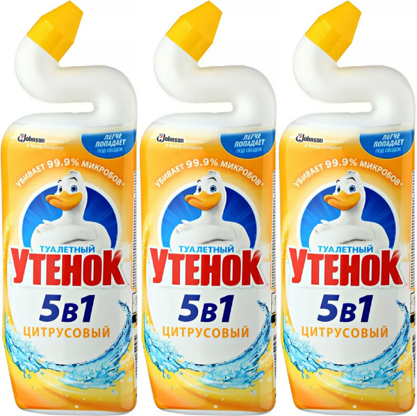 Характеристики Чистящее средство Туалетный Утенок 5 в 1 Цитрус для ...
