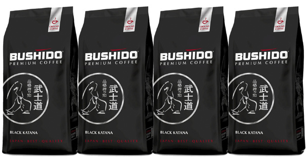 Кофе натуральный молотый BUSHIDO Black Katana 227г, 4шт - купить с ...