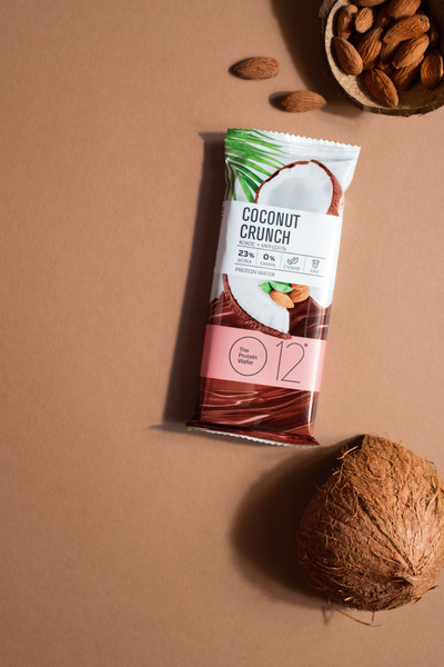 Протеиновая вафля без сахара О12 Кокос + Миндаль, 50 г - купить с ...