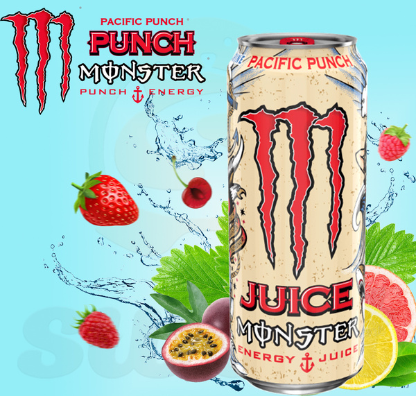 Энергетик Monster Energy Pacific Punch 500мл из Европы - купить с ...