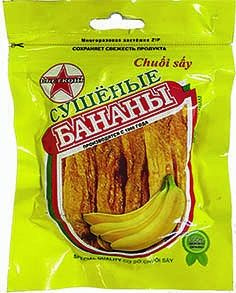 Бананы сушеные VEGETEXCO пак 100г 10 упаковок - купить с доставкой по ...