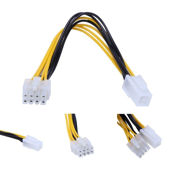Кабель питания переходник ATX CPU 4pin на 8pin, длина 18см - купить с ...