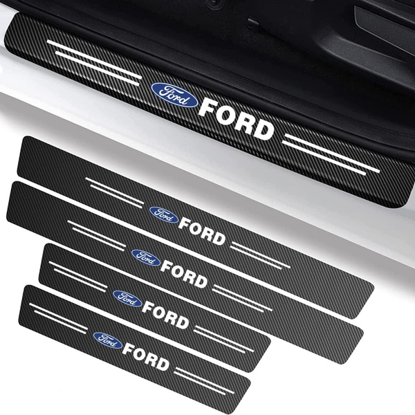 Наклейки на пороги карбоновые Ford, накладки в проем Форд купить по ...