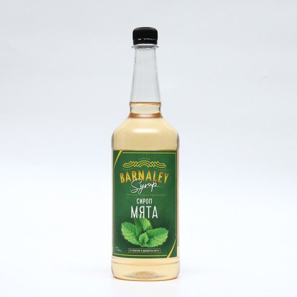 Сироп BARNALEY, Мята, 1 л - купить с доставкой по выгодным ценам в ...