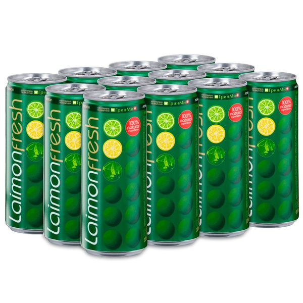 Газированный напиток Laimon Fresh (Лаймон Фреш) 0,33л х 12шт - купить с ...