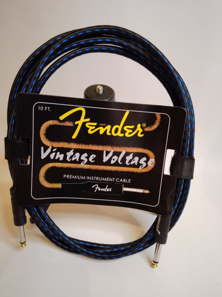 Кабель гитарный, Fender Vintage Voltage 3м , желто-черный купить на ...