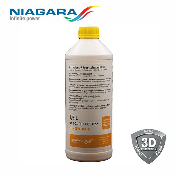 Антифриз Niagara NiagaraКонц1,5_желтый, Концентрат купить по выгодной ...