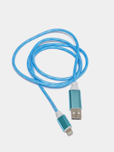 Кабель Apple Lightning Светящийся кабель для зарядки смартфона Lighting ...
