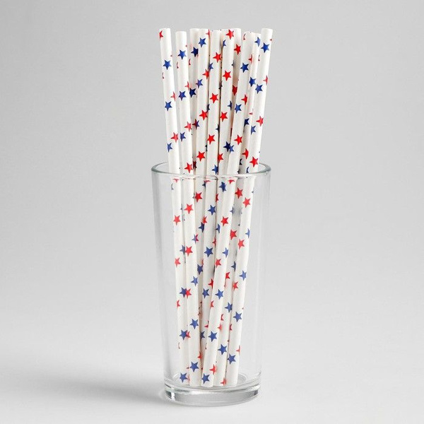 Характеристики Трубочки для коктейля Цветные звёзды, набор 12 шт ...