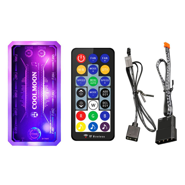 Умный контроллер музыки для вентиляторов CoolMoon RGB - купить с ...
