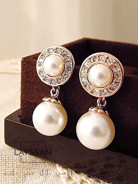 Серьги клипсы с жемчугом. - купить с доставкой по выгодным ценам в ...