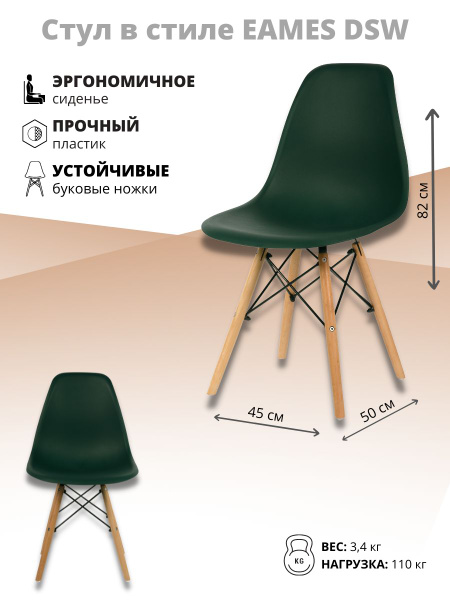 Сборка стула eames dsw