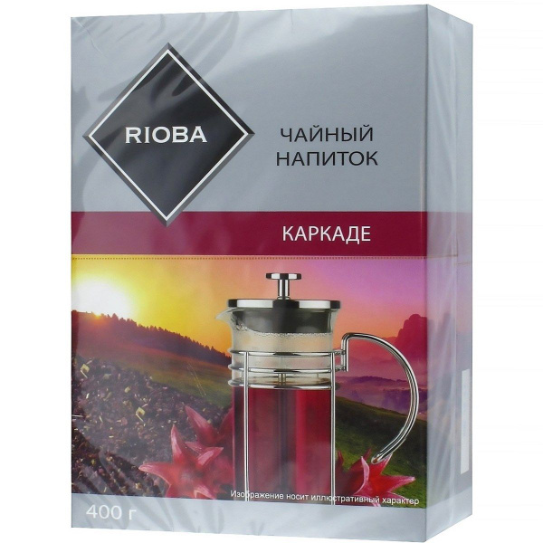 Rioba Чай рассыпной листовой Каркаде 400 гр - купить с доставкой по ...