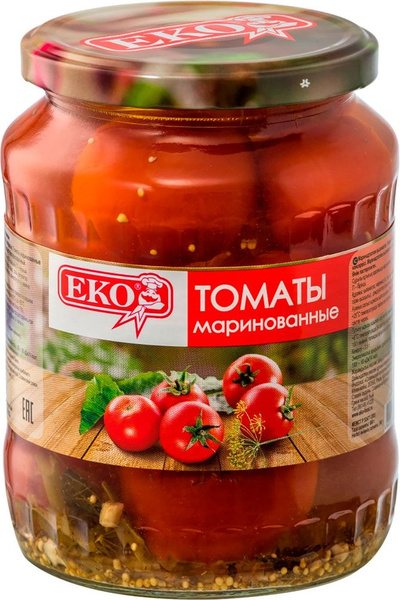 Томаты Eko маринованные 680г - купить с доставкой по выгодным ценам в ...