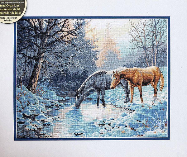 Набор для вышивания Dimensions 35294 Frosty Morning (Морозное утро ...