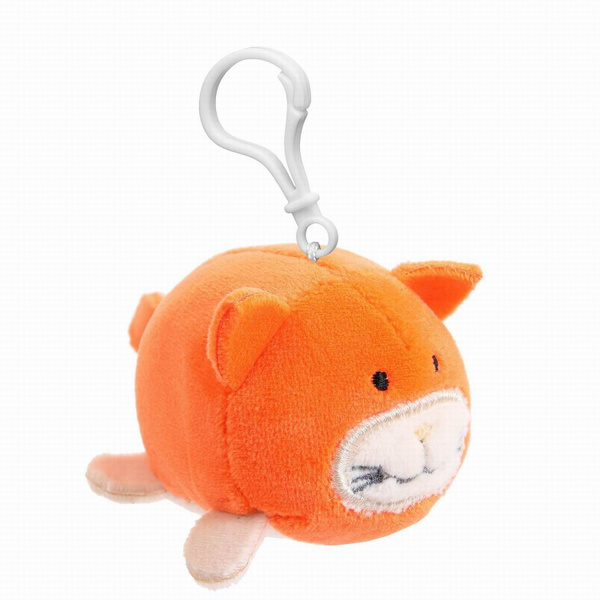 Брелок-игрушка Abtoys Supersoft mini лиса, 7 см, с пластиковым ...