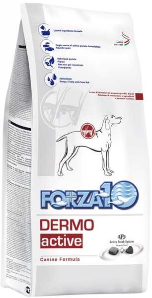 Корм Forza10 Active Dermo для собак при кожных заболеваниях, 4 кг ...
