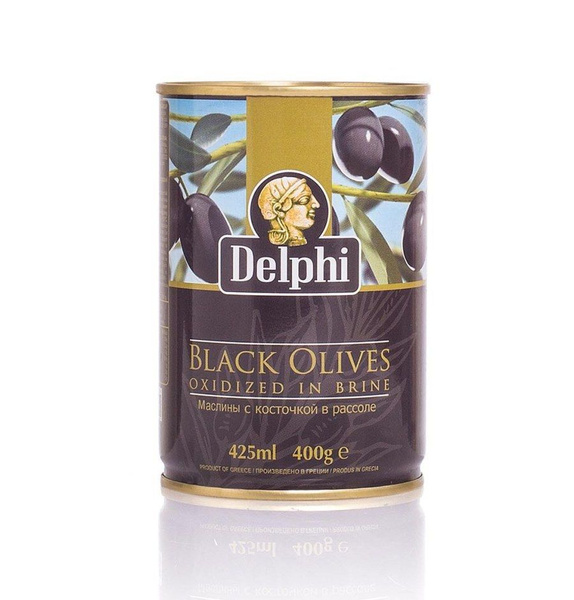 Маслины с косточкой в рассоле Delphi 400 г - купить с доставкой по ...