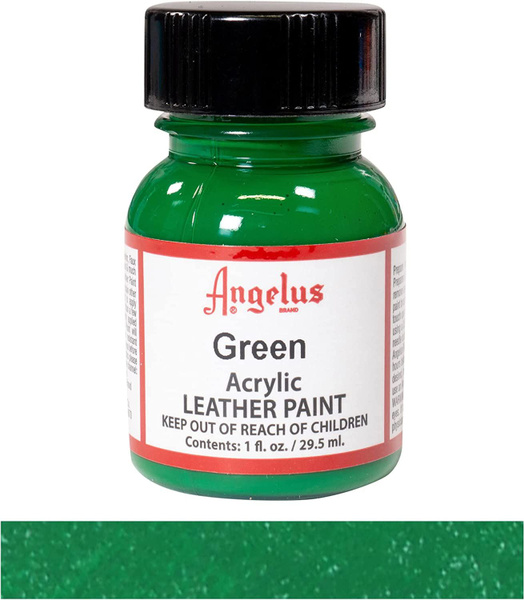 Акриловая художественная краска Angelus для ткани и кожи, Green 050 ...