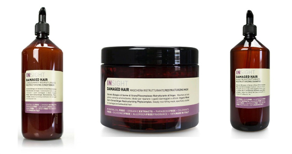 INSIGHT DAMAGED HAIR Набор для восстановления поврежденных волос (шам ...