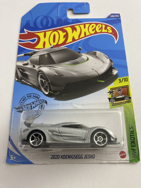 Машинка базовая Hot Wheels 2020 Koenigsegg Jesco серый купить с доставкой по выгодным ценам в