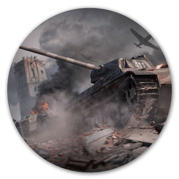 Коврик для мышки круглый World of Tanks - купить с доставкой по ...