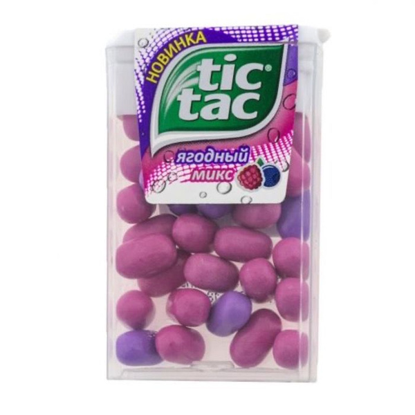 Tic Tac Конфеты драже, Ягодный микс, 16 г купить на OZON по низкой цене ...