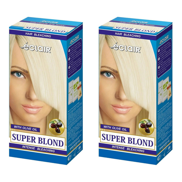 ECLAIR SUPER BLOND Осветлитель для волос, 2 штуки - купить с доставкой ...