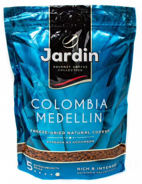 Кофе растворимый Jardin Colombia Medellin, сублимированный, 240 г ...