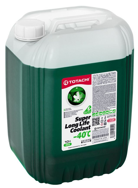 Антифриз TOTACHI SUPER LONG LIFE COOLANT Green -40C, Готовый раствор ...