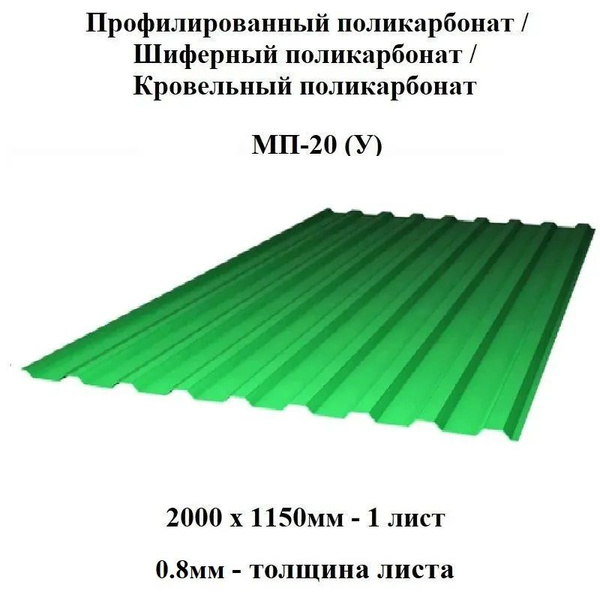 профилированный поликарбонат толщина