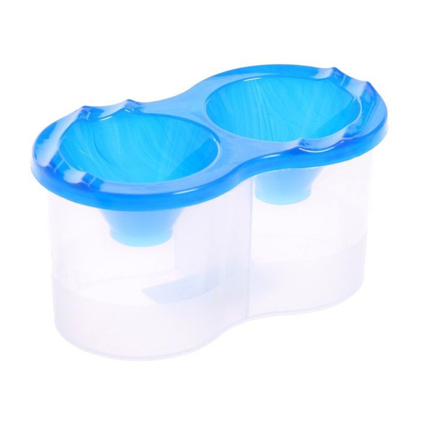 Стакан-непроливайка двойной Calligrata, 150 х 2 мл, с держателем для ...