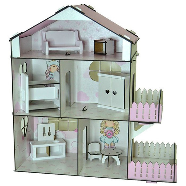 Дом с мебелью DOLL STYLE - купить с доставкой по выгодным ценам в ...
