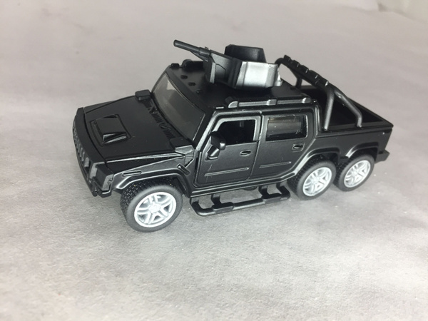 Металлическая военная модель "Хаммер с пулеметом", 1:43 - купить с ...