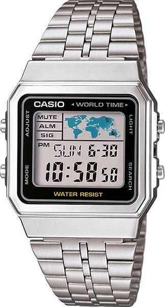 Японские наручные мужские часы Casio Vintage A500WA-1 электронные ...