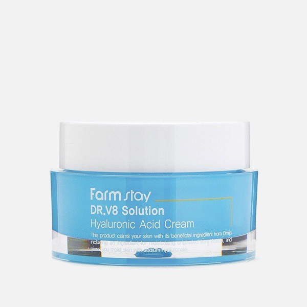 Гиалуроновый крем для лица FARM STAY dr-v8 solution hyaluronic acid ...