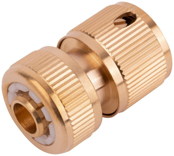 Соединитель латунный быстросъемный 1/2" FIT - купить с доставкой по ...