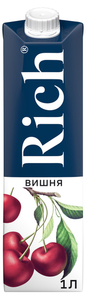 Нектар вишневый Rich, 1 л - купить с доставкой по выгодным ценам в ...