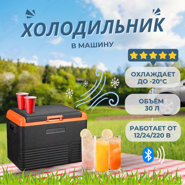 Автохолодильник компрессорный Alpicool CL30 морозит до -20С ...