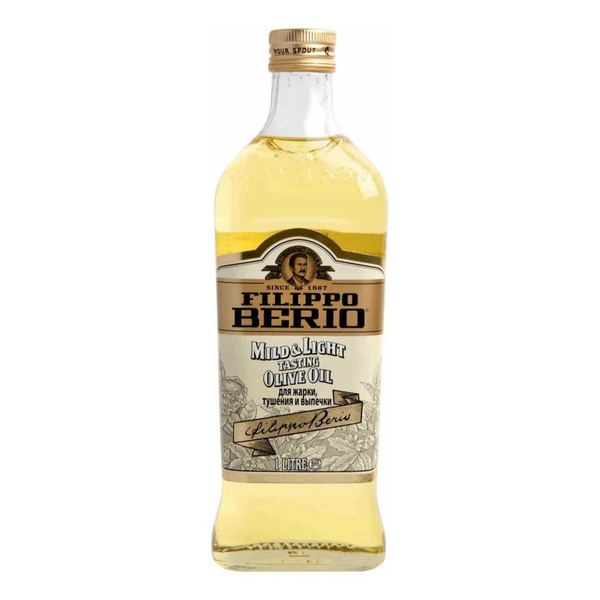 Масло оливковое Filippo Berio Mild&Light рафинированное 1 л - купить с ...