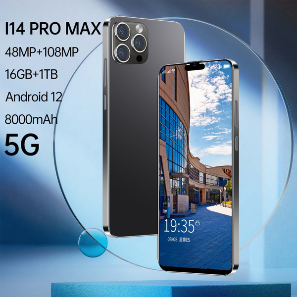Смартфон Российский мобильный телефон smart 5G i14 Pro Max, аккумулятор ...